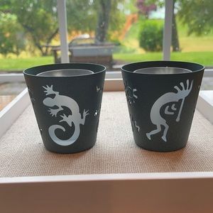 PartyLite Arizona Green Votive Holder NIB